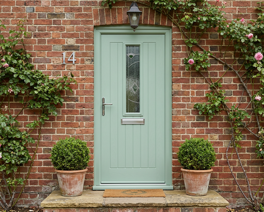 The Batty Composite Door - Chartwell Green