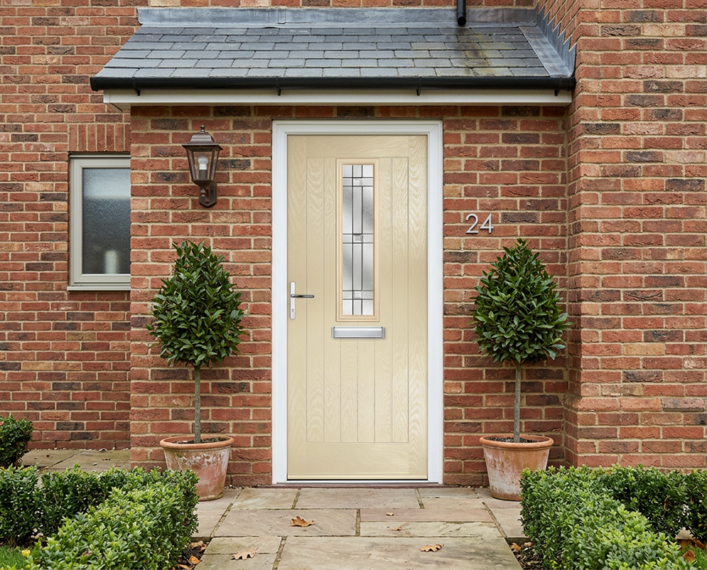 The Batty Composite Door - Cream
