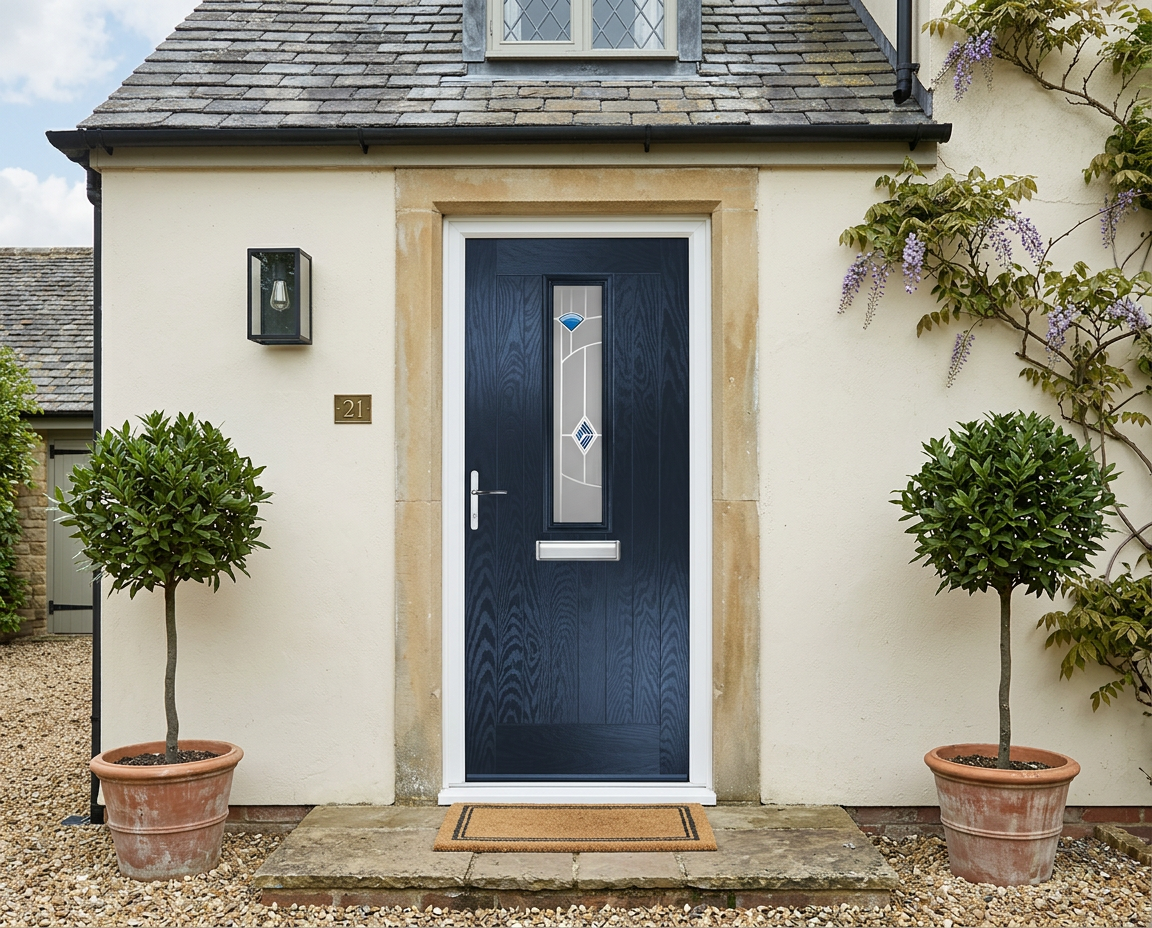 The Batty Composite Door - Derwent Blue - Image 2