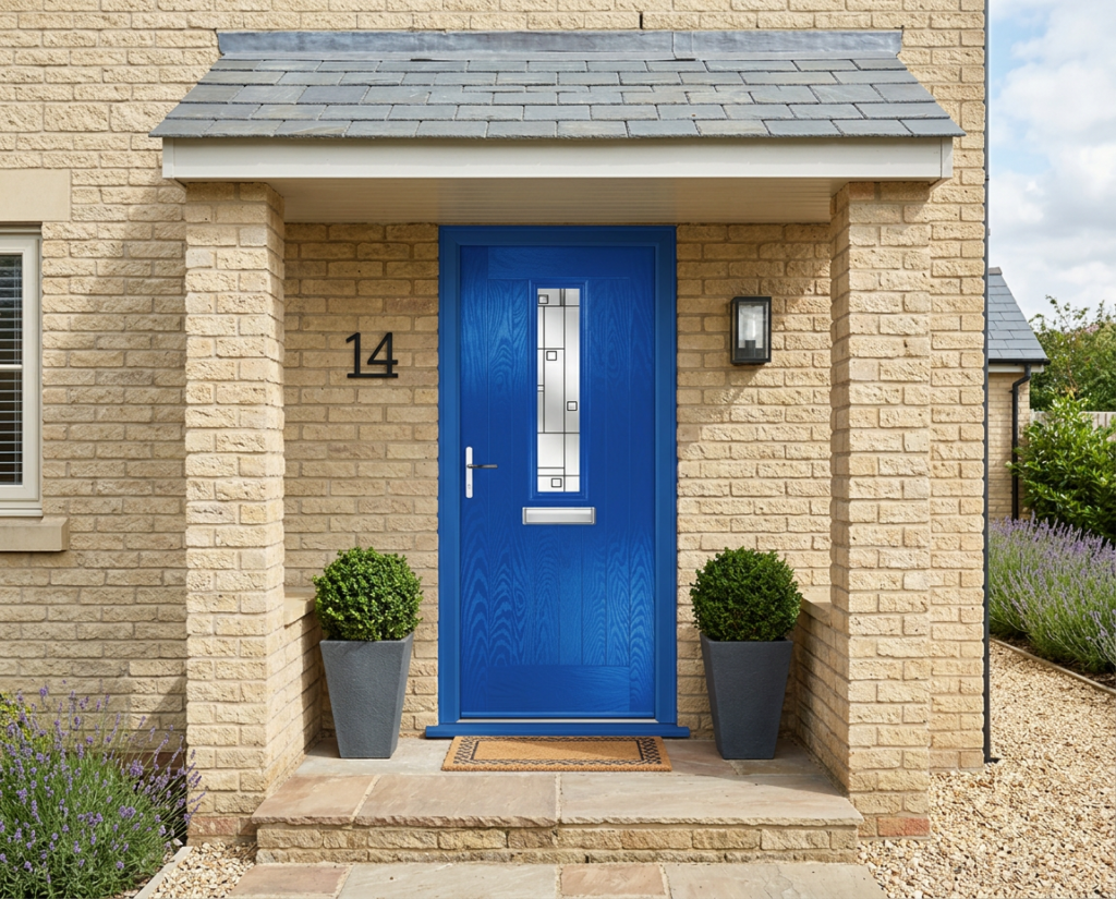The Batty Composite Door - French Blue
