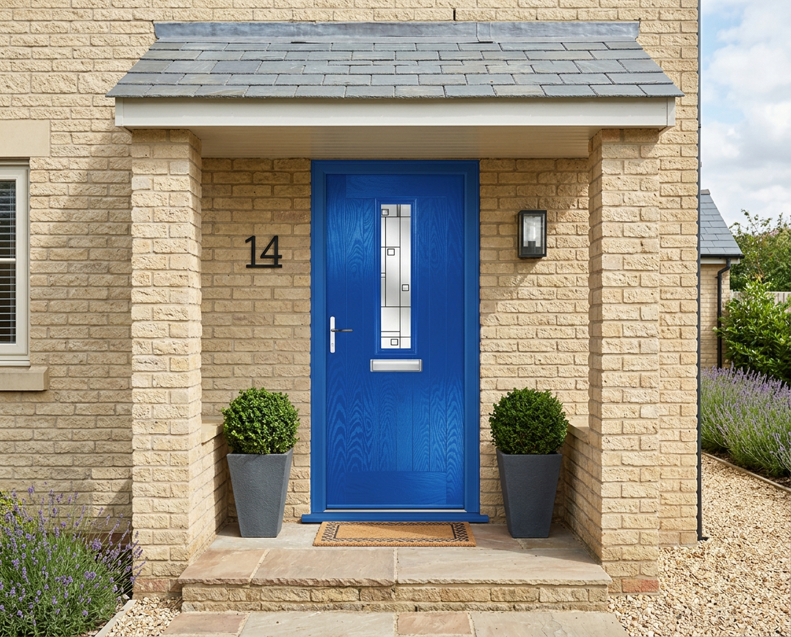 The Batty Composite Door - French Blue