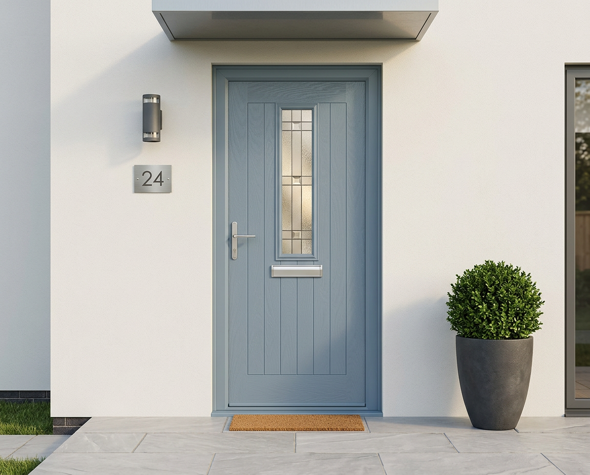 The Batty Composite Door - Moondust Grey - Image 2