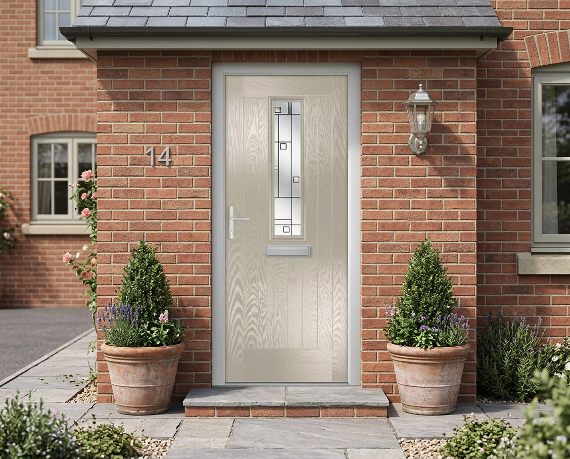 The Batty Composite Door - Pebble - Image 2