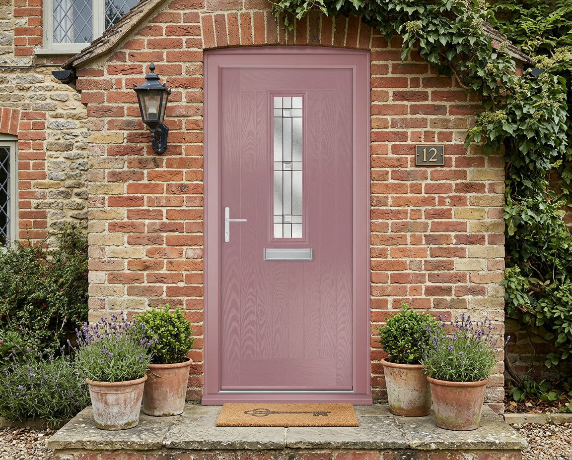 The Batty Composite Door - Pink - Image 2
