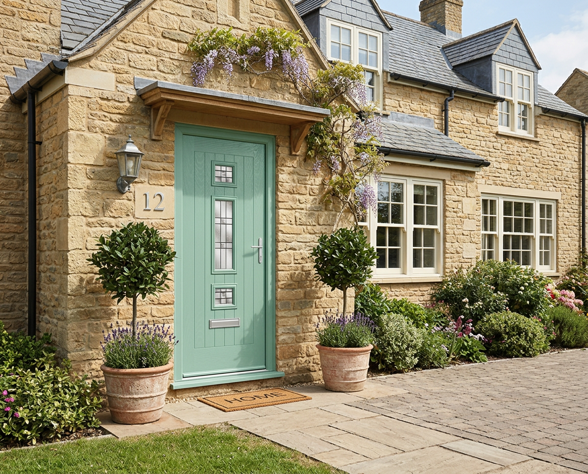 The Bielsa Composite Door - Chartwell Green