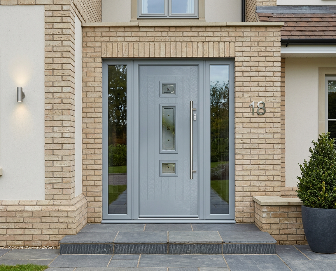 The Bielsa Composite Door - Moondust Grey - Image 2