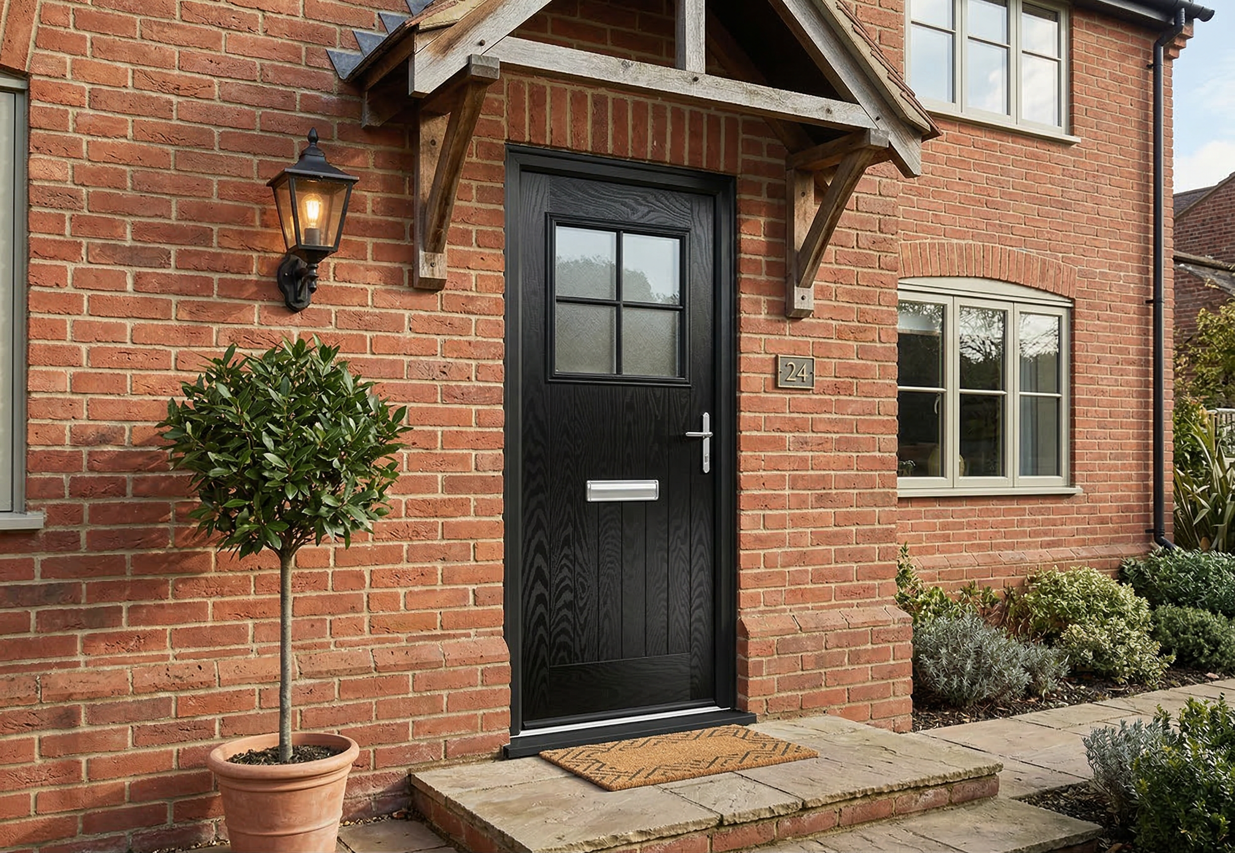 The Bremner Composite Door - Gothic Black