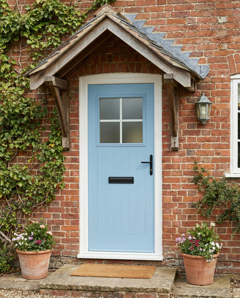 The Bremner Composite Door - Egg Blue