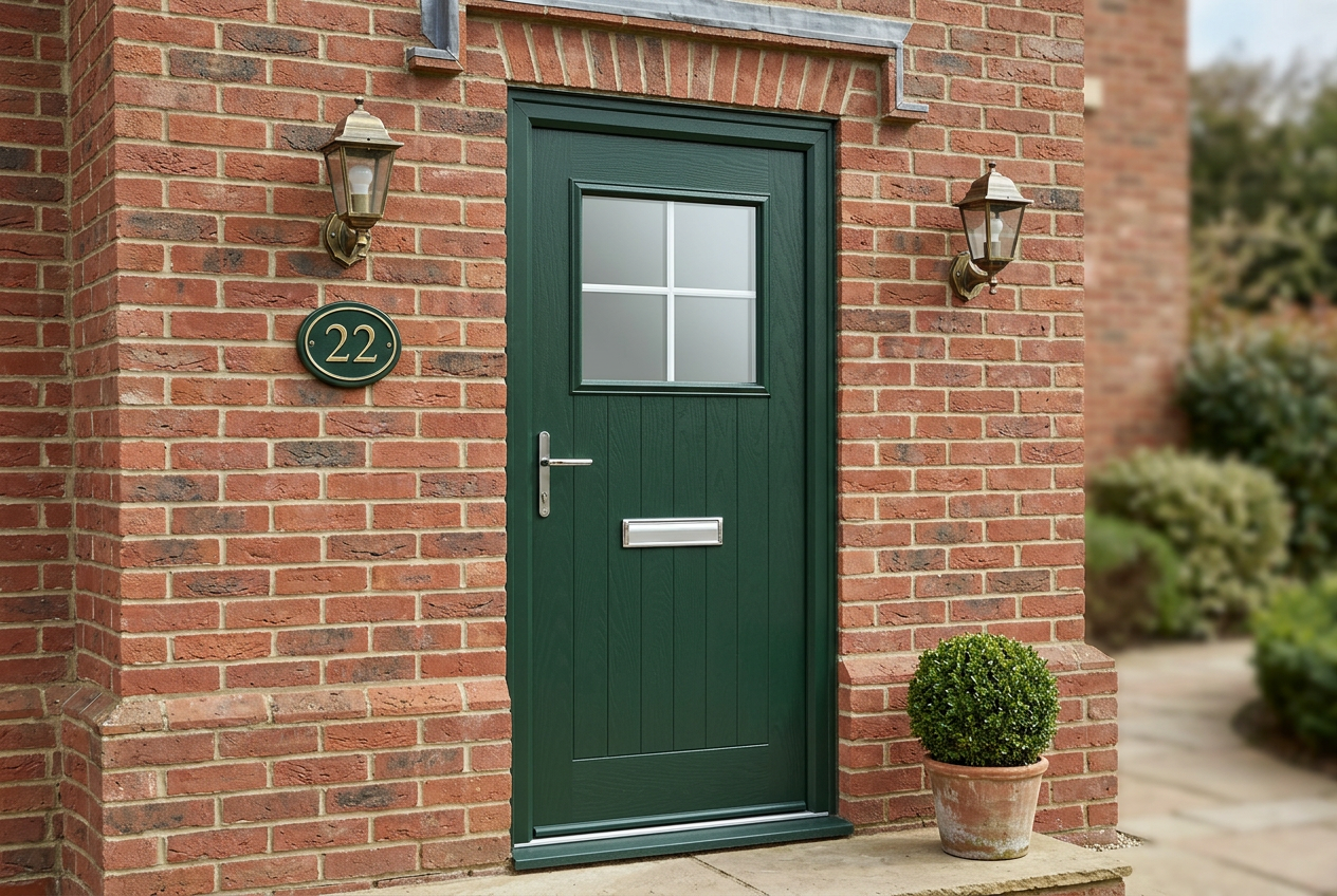 The Bremner Composite Door - Heritage Green