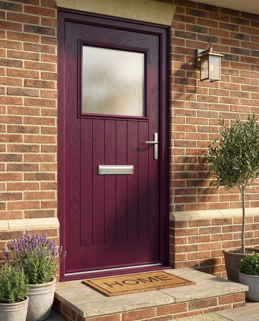 The Bremner Composite Door - Royal Magenta