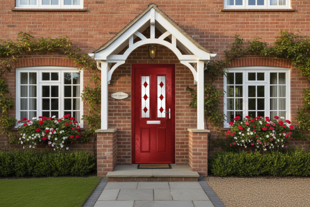 The Charles Composite Door - Berry Red