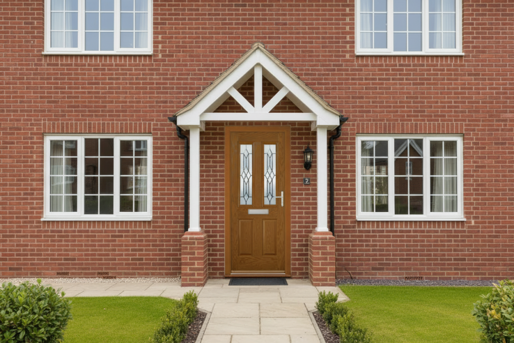 The Charles Composite Door - Golden Oak
