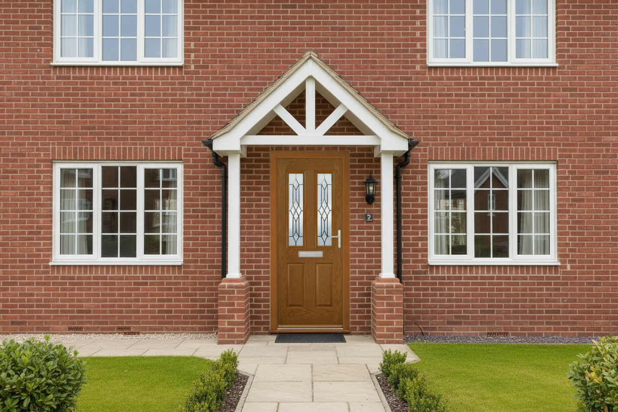 The Charles Composite Door - Golden Oak