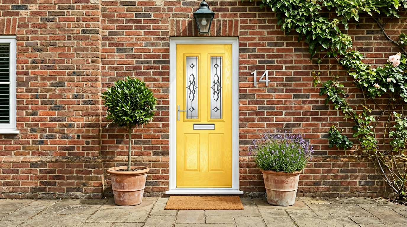 The Charles Composite Door - Yellow - Image 2