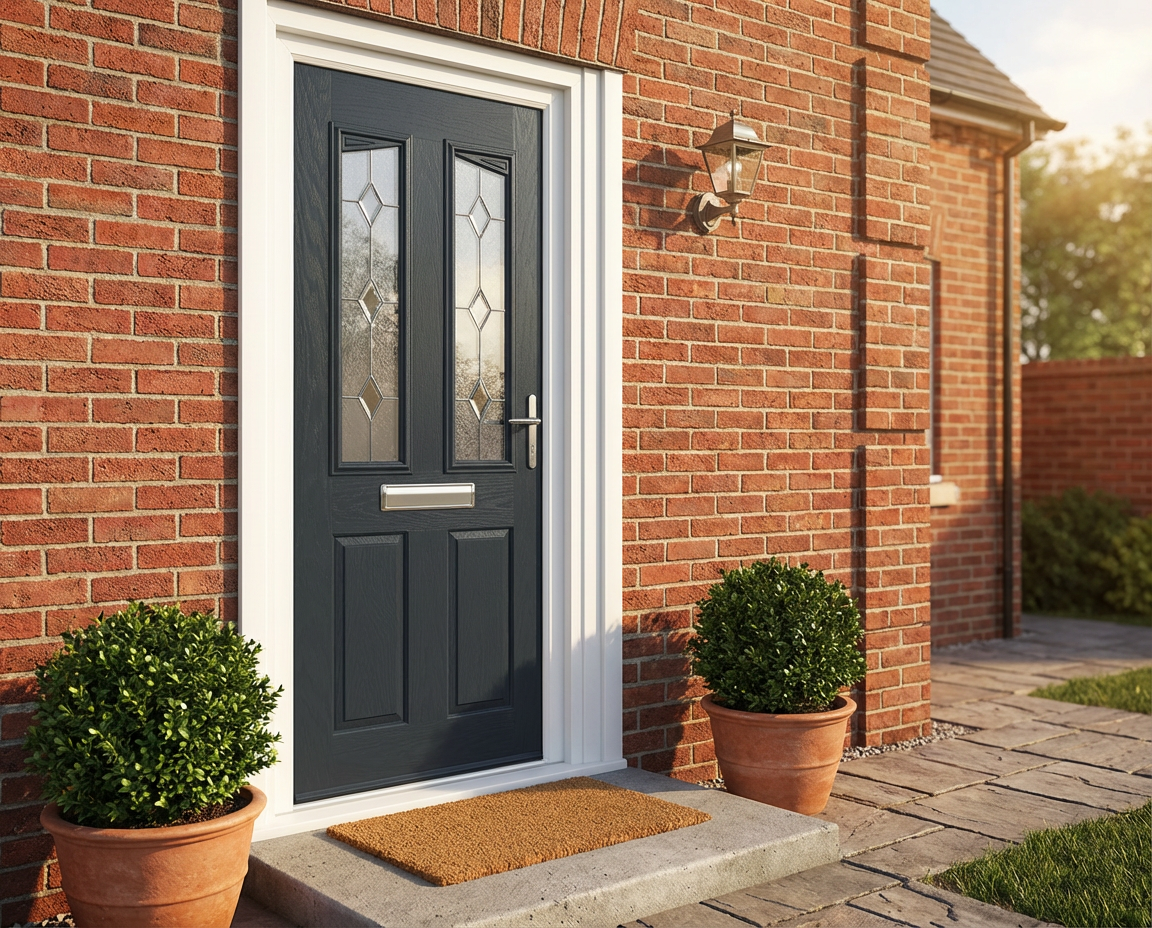 The Clarke Composite Door - Anthracite Grey - Image 2