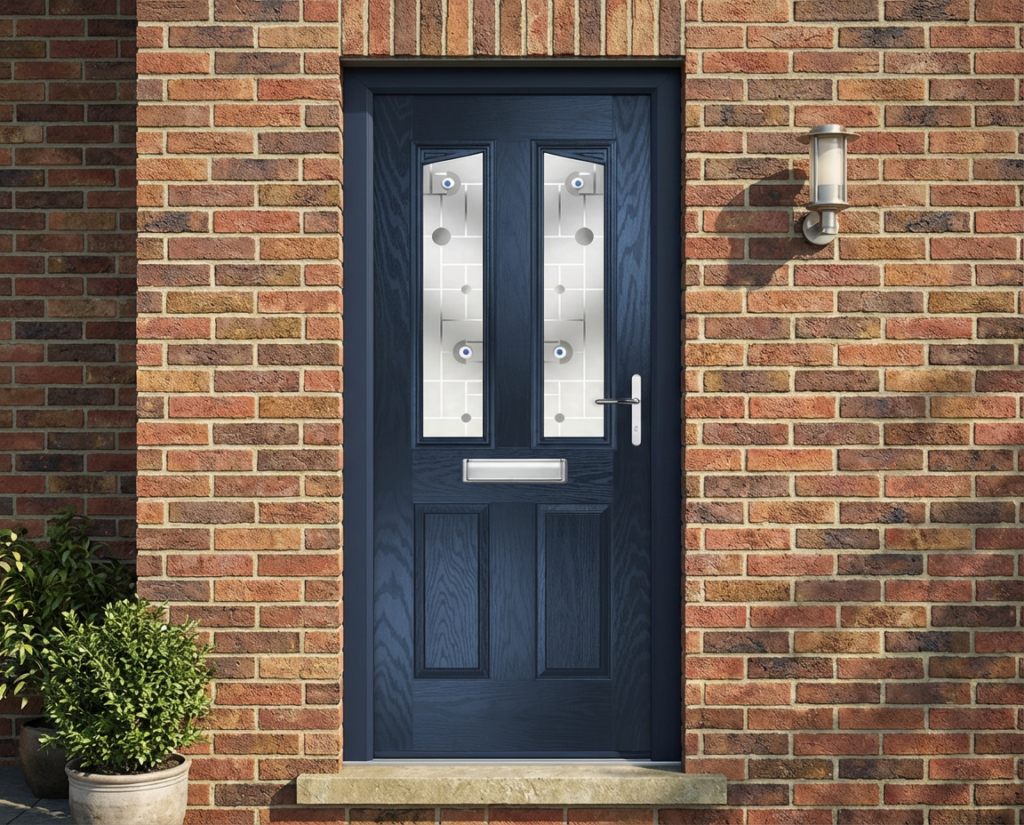 The Clarke Composite Door - Derwent Blue