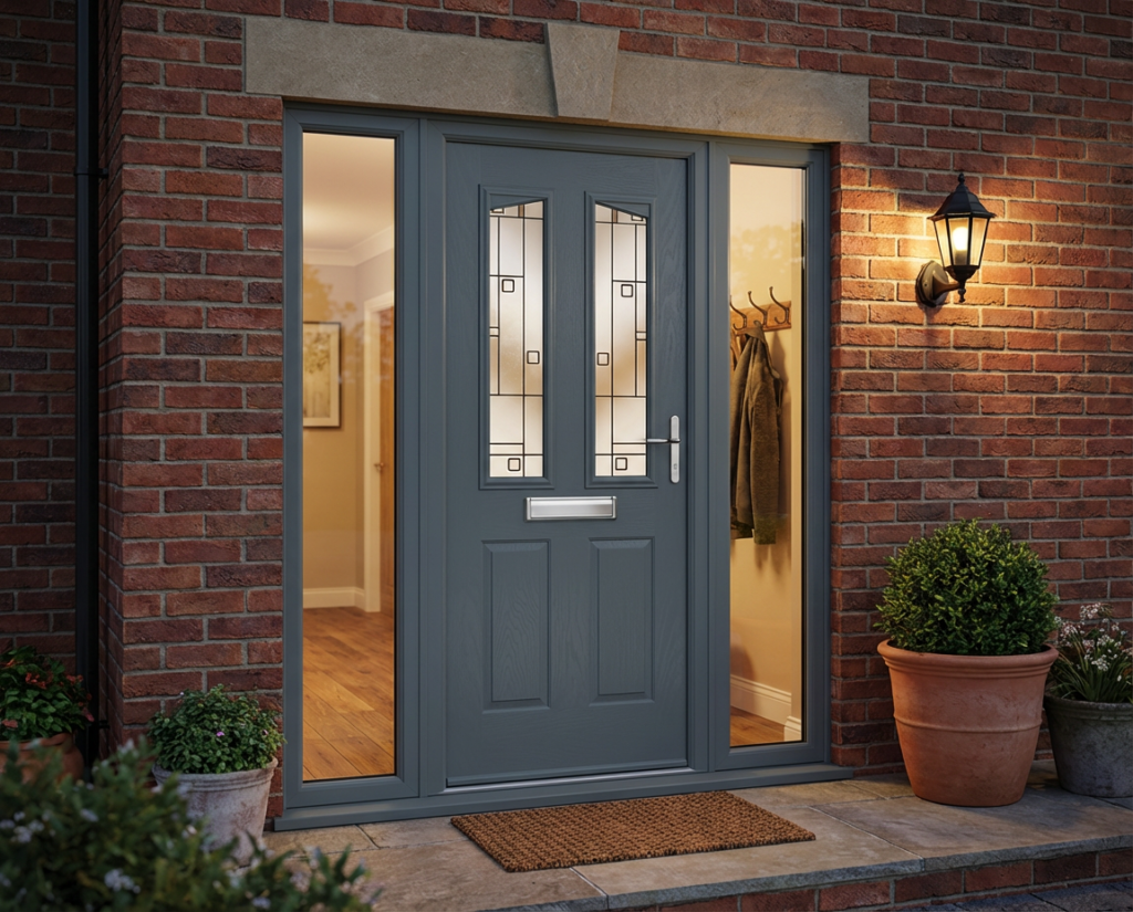 The Clarke Composite Door - Slate Grey