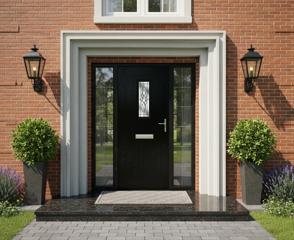 The Hunter Composite Door - Gothic Black