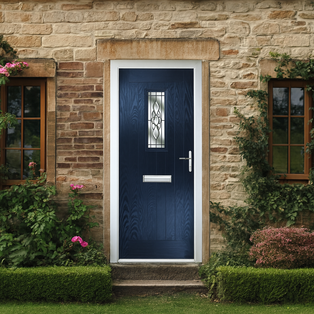 The Hunter Composite Door - Derwent Blue