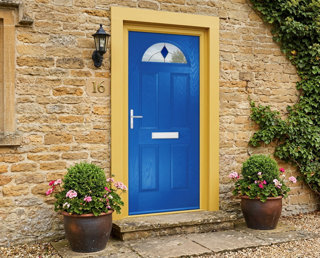 The Jones Composite Door With Matching Frame - Leeds Utd