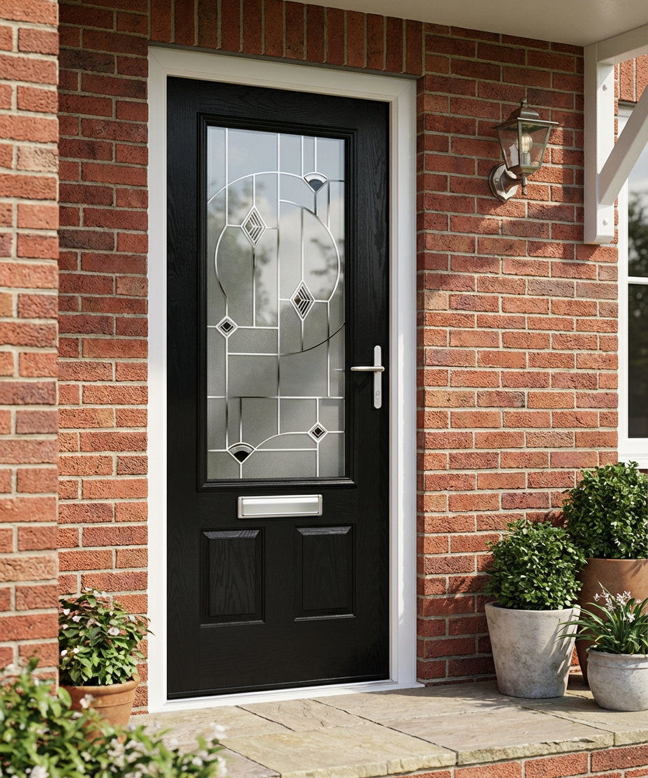 The Kelly Composite Door - Gothic Black - Image 2