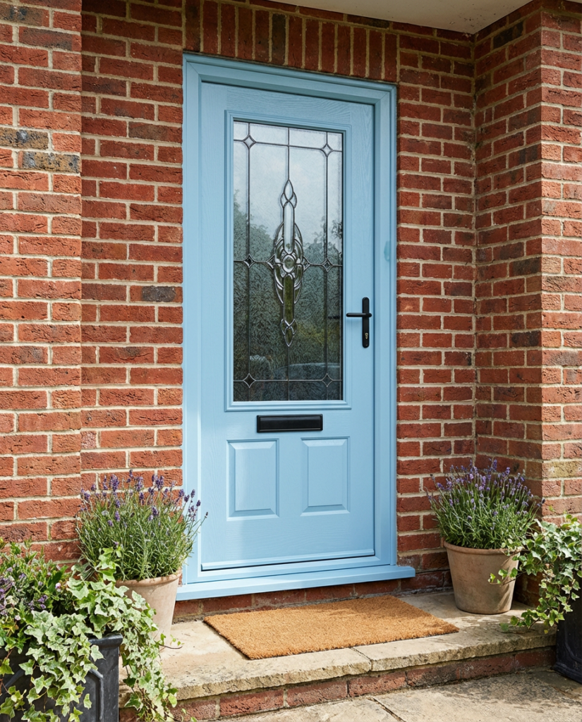 The Kelly Composite Door - Egg Blue
