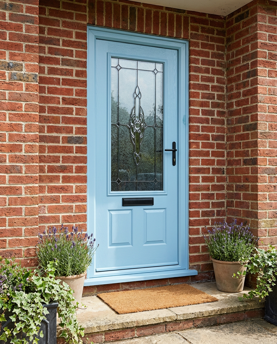 The Kelly Composite Door - Egg Blue