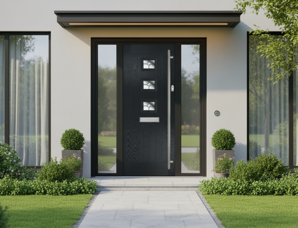 The Lorimer Composite Door - Anthracite Grey
