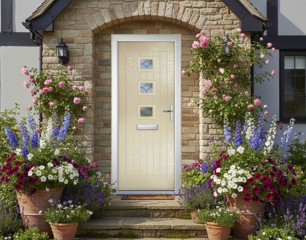 The Lorimer Composite Door - Cream