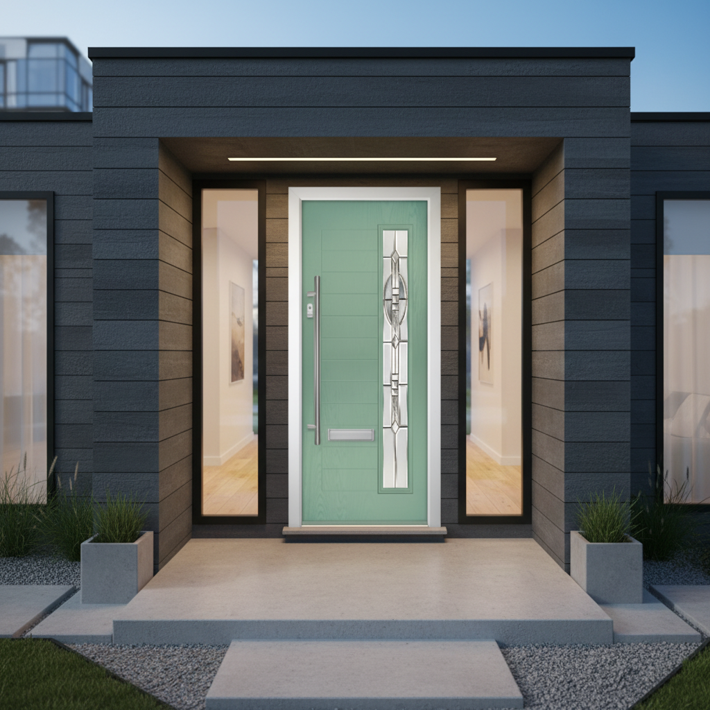 The Gray Composite Door - Chartwell Green