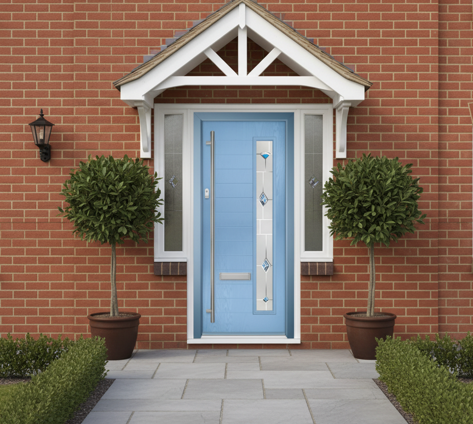 The Gray Composite Door - Egg Blue