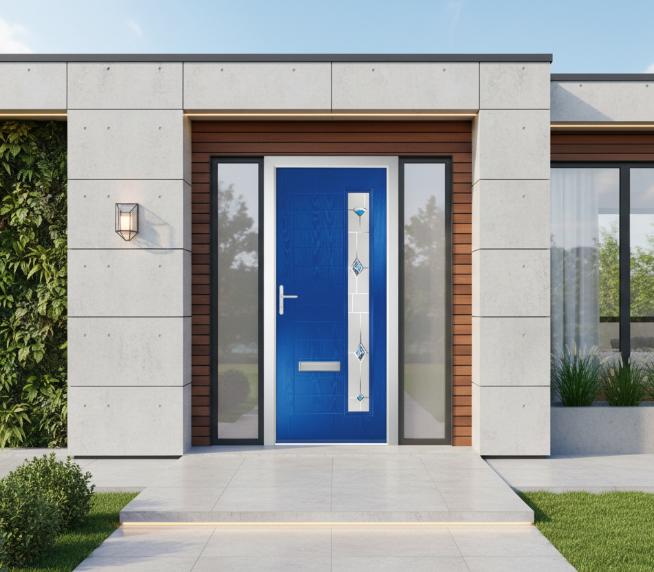 The Gray Composite Door - French Blue - Image 2