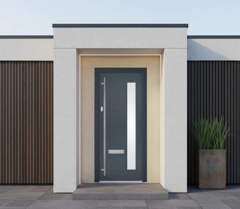 The Gray Composite Door - Slate Grey
