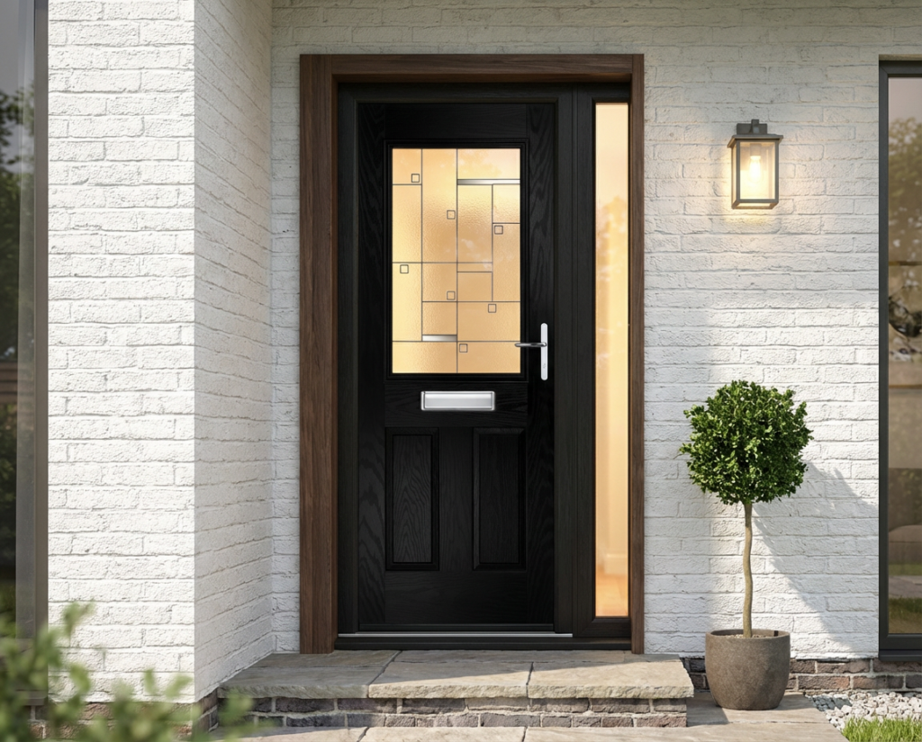 The Pablo Composite Door - Gothic Black
