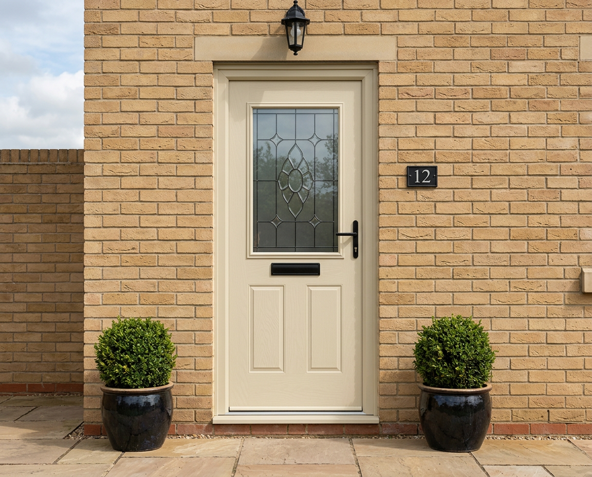 The Pablo Composite Door - Cream