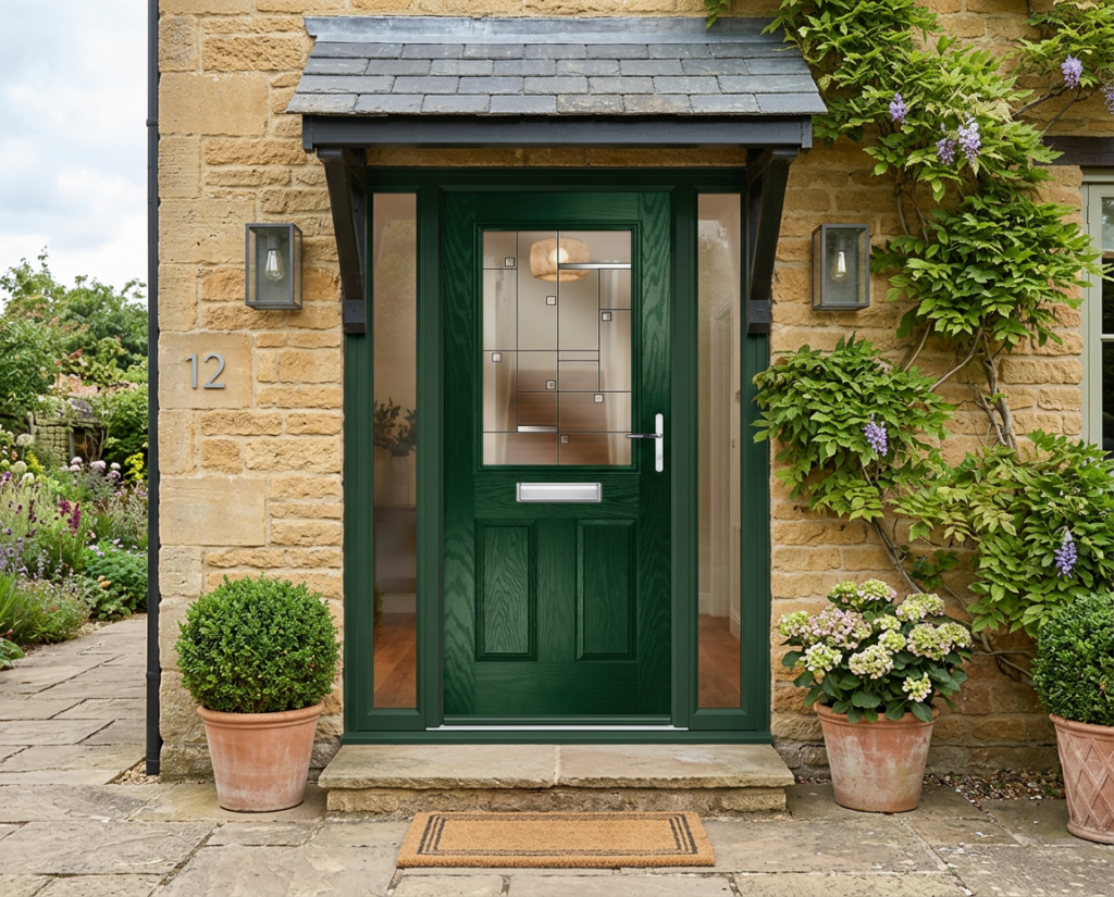 The Pablo Composite Door - Heritage Green