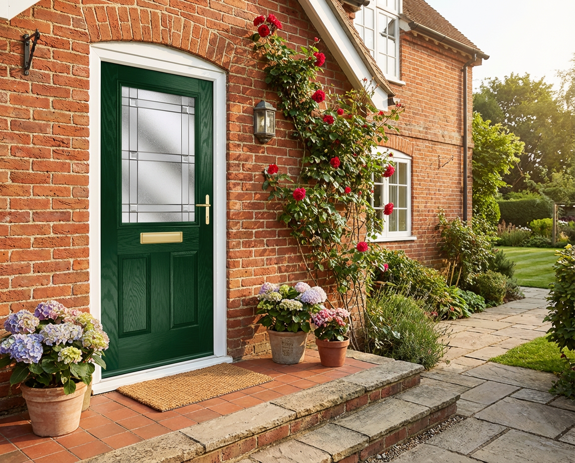 The Pablo Composite Door - Heritage Green - Image 2