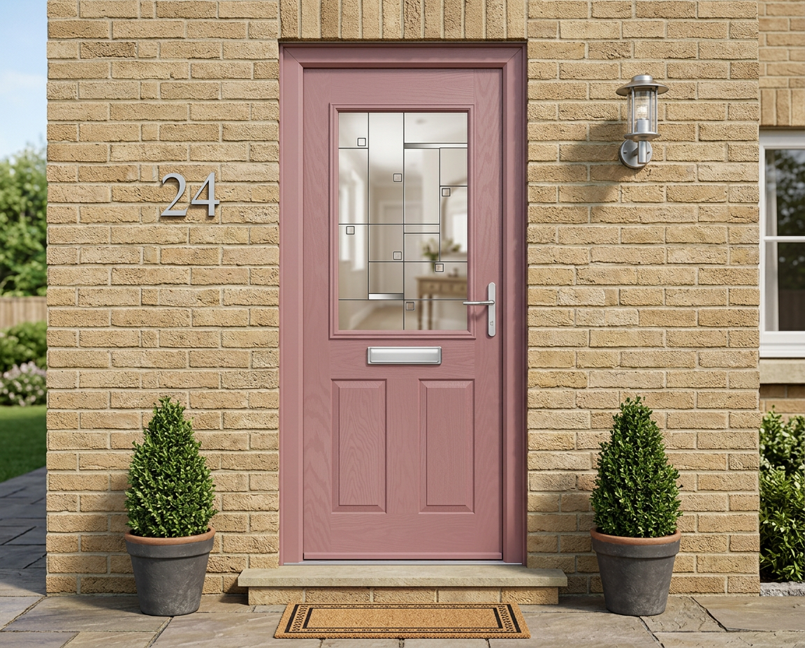The Pablo Composite Door - Pink