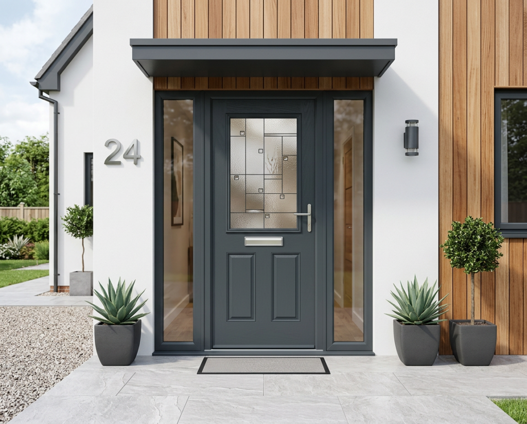 The Pablo Composite Door - Slate Grey