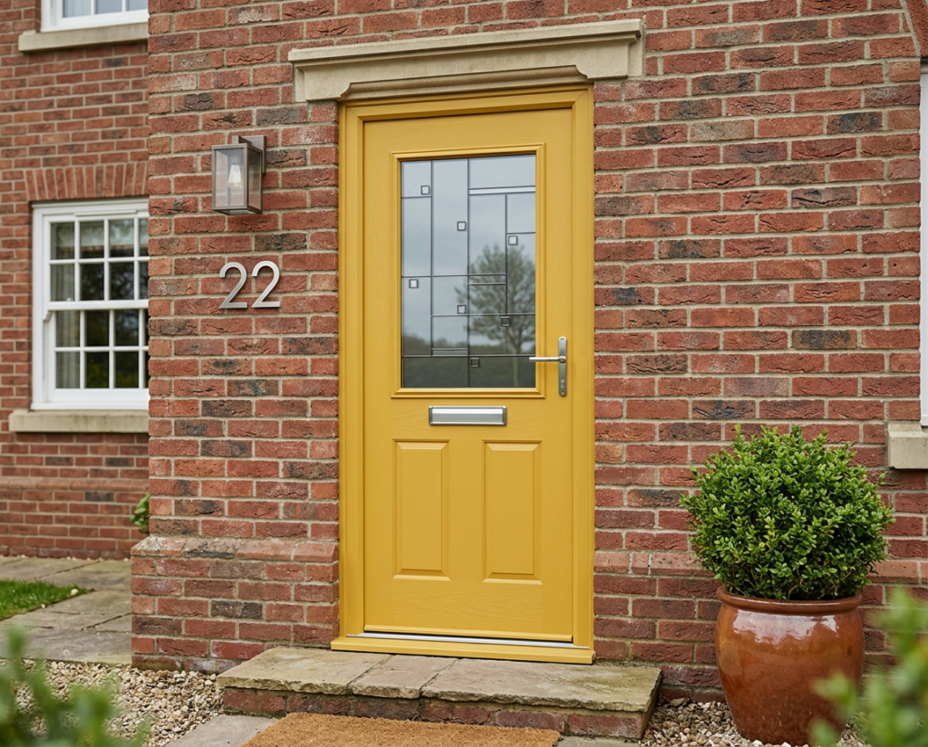 The Pablo Composite Door - Yellow