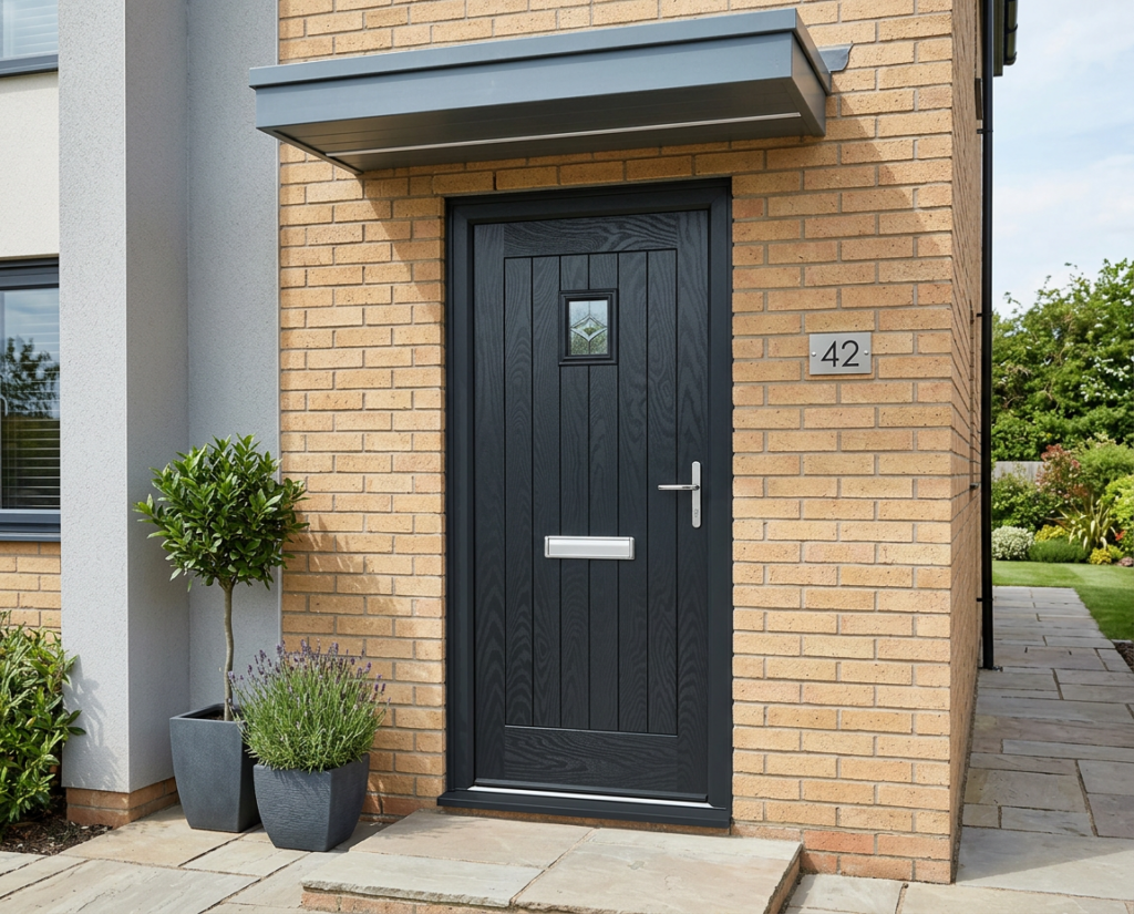 The Radebe Composite Door - Anthracite Grey