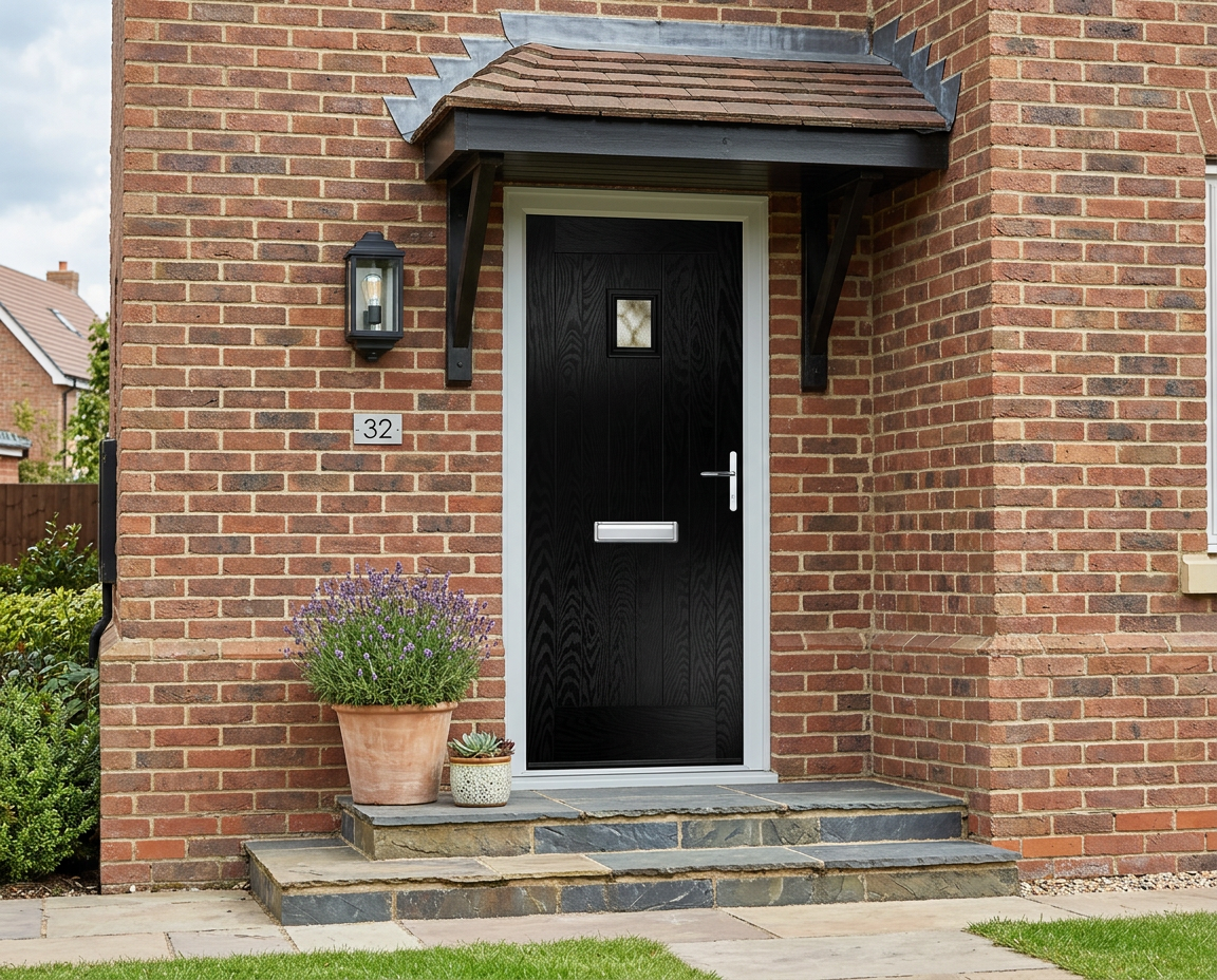 The Radebe Composite Door - Gothic Black - Image 2
