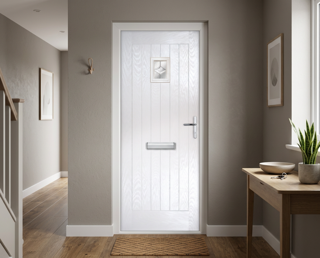 The Radebe Composite Door - White