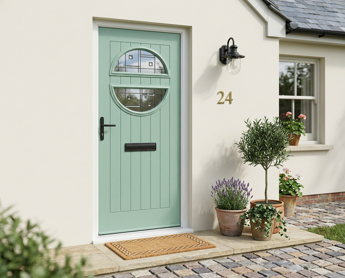 The Revie Composite Door - Chartwell Green