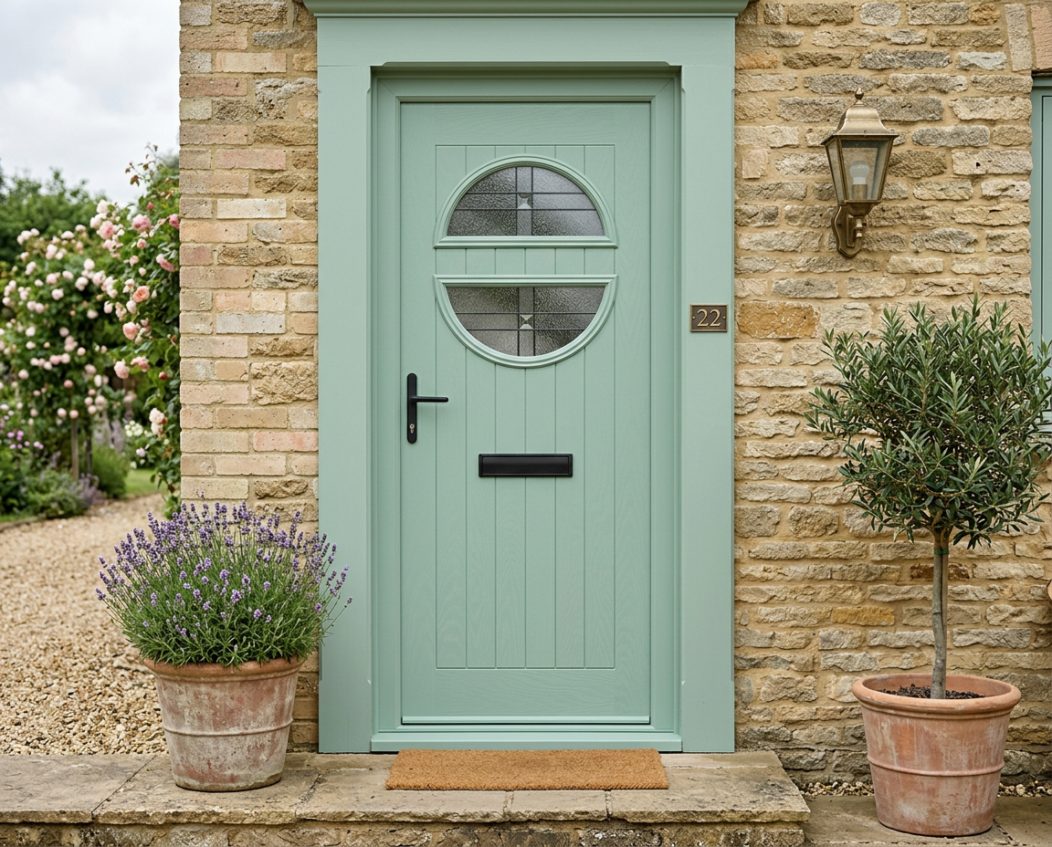 The Revie Composite Door - Chartwell Green - Image 2