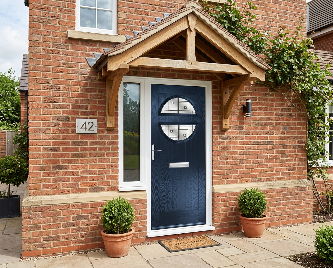 The Revie Composite Door - Derwent Blue - Image 2