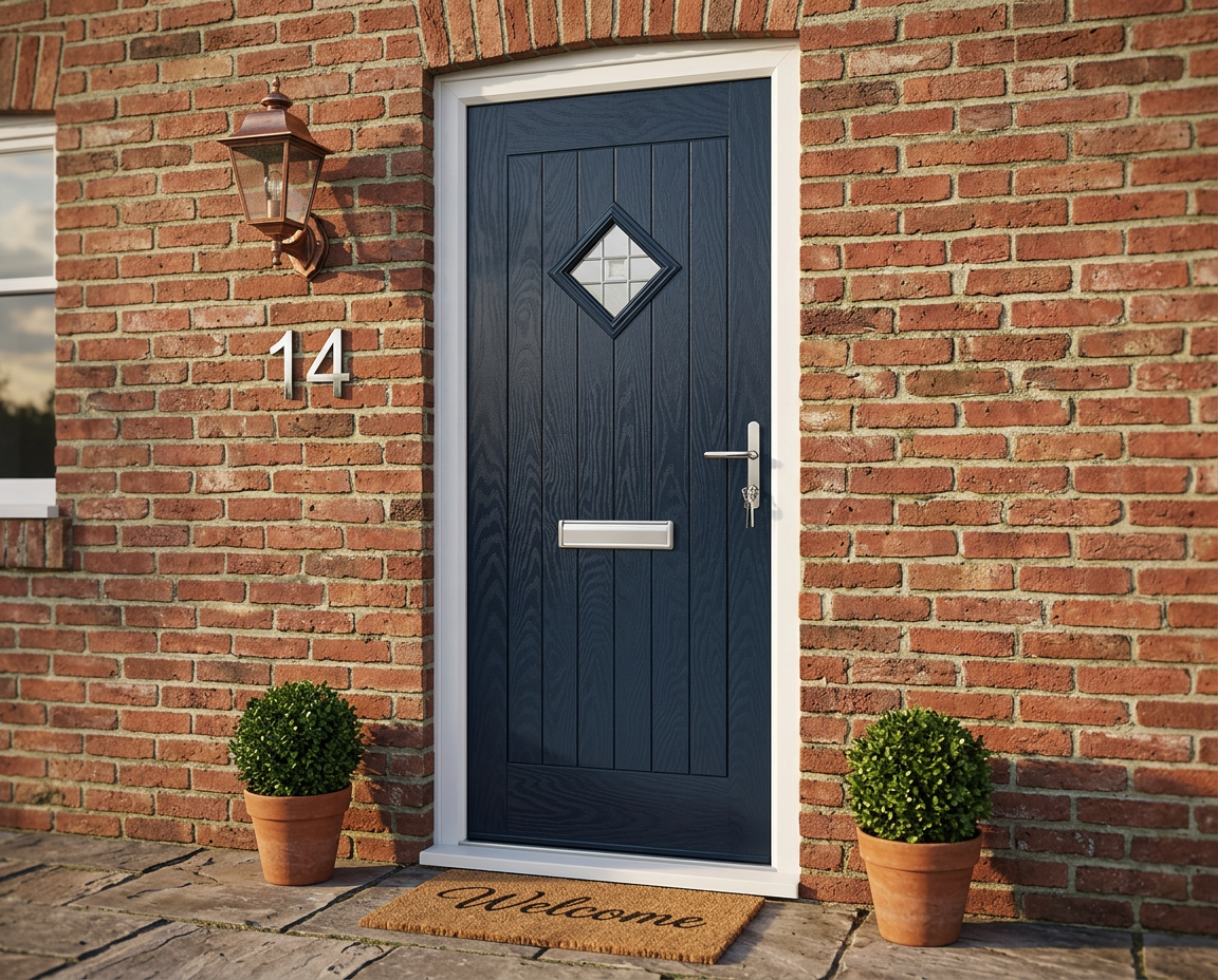 The Strachan Composite Door - Derwent Blue