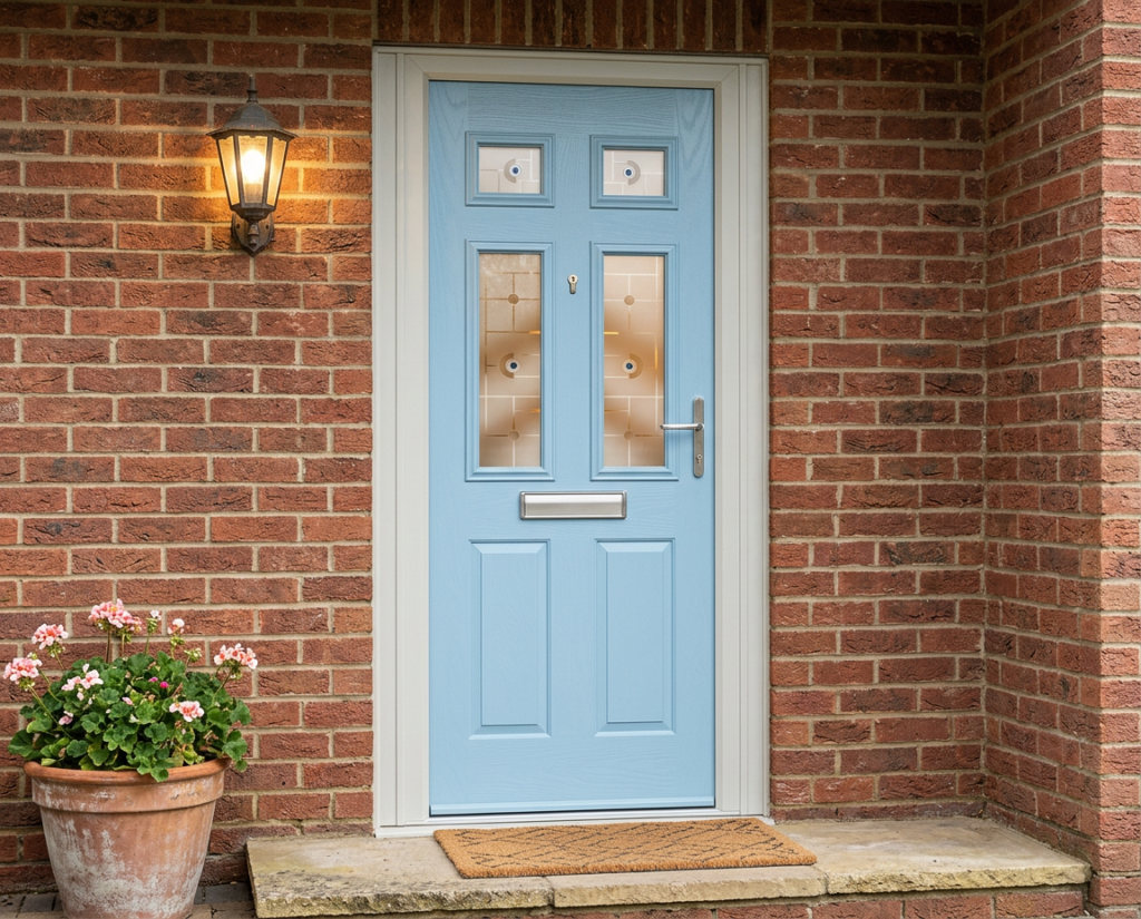 The Viduka Composite Door - Egg Blue