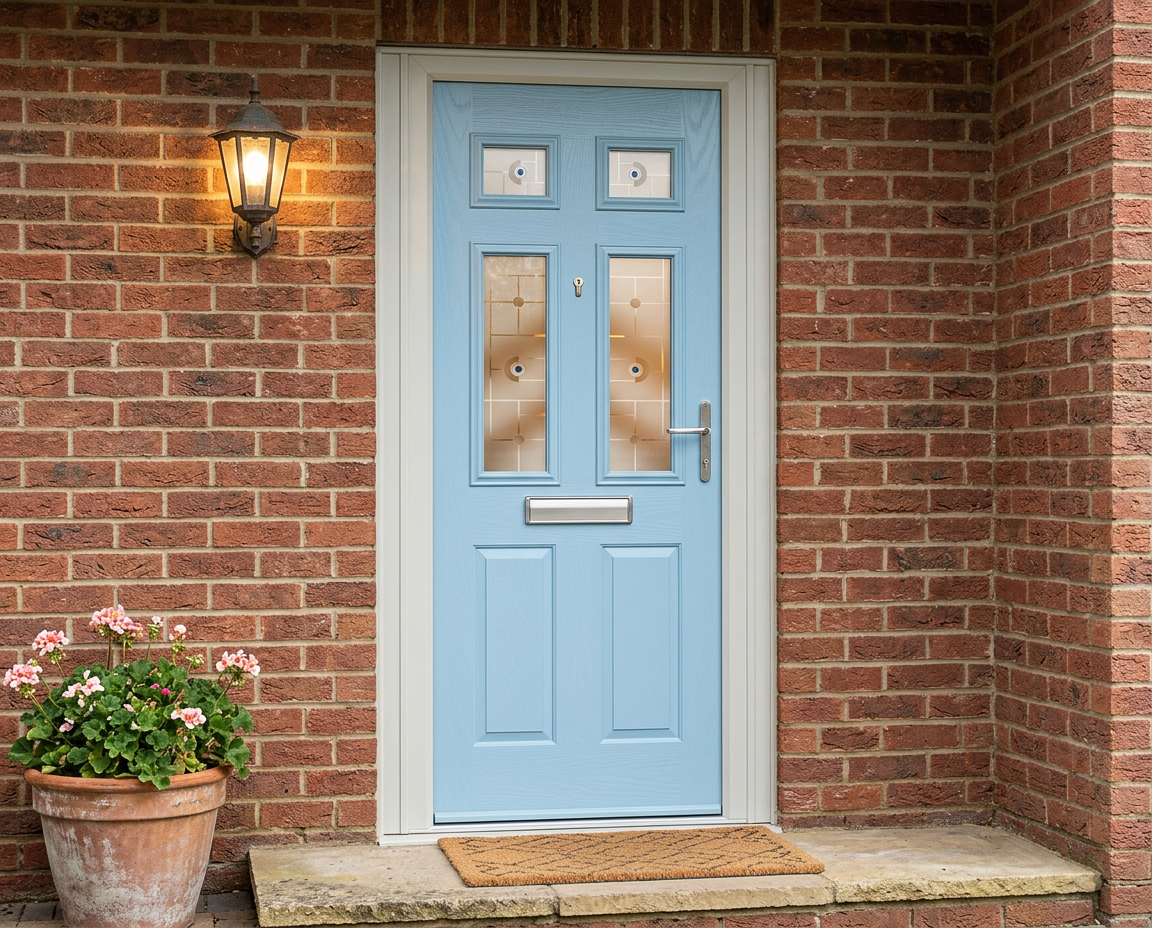 The Viduka Composite Door - Egg Blue