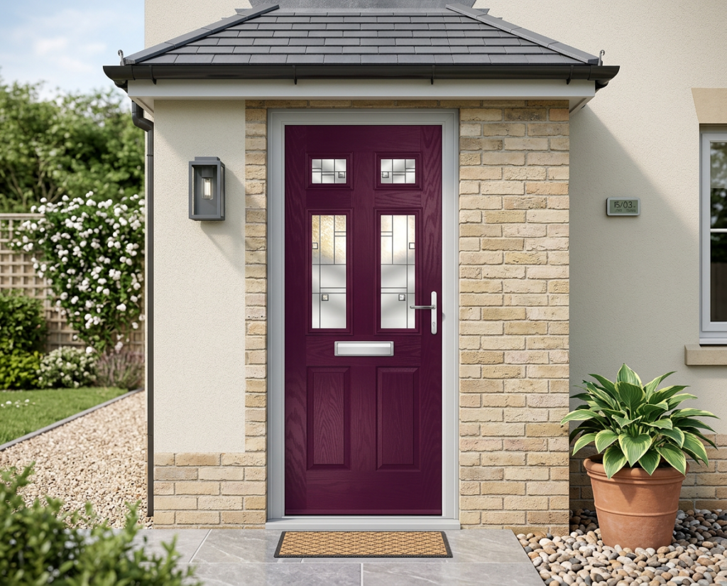 The Viduka Composite Door - Royal Magenta